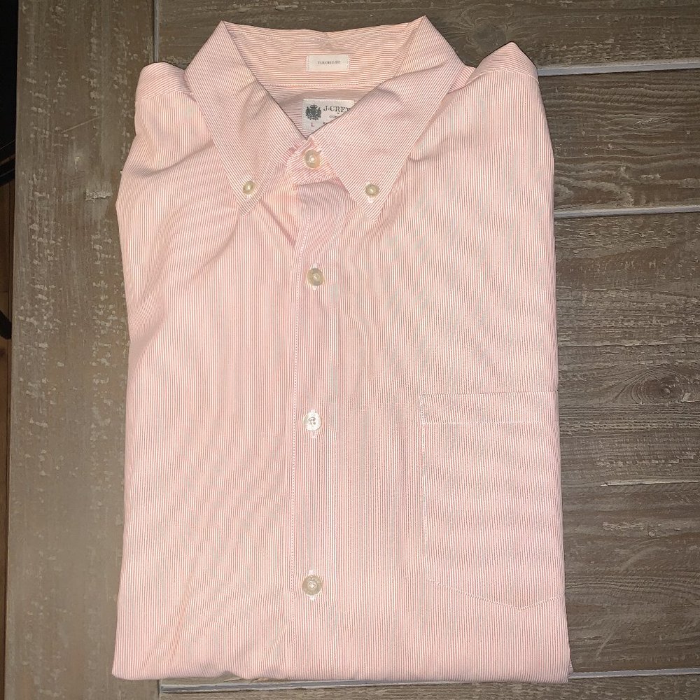 J. Crew Tailored Fit Washed Casual Button Down
